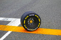 Mini Race Tyre Metallic Medium / Yellow